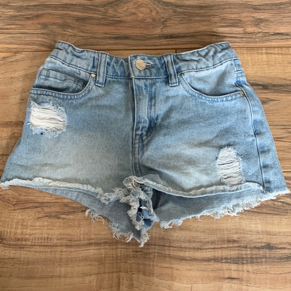 Girls summer jean shorts